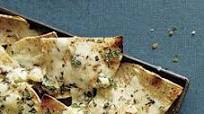 Gorgonzola and Fontina Nachos with Fennel and Mint Gorgonzola and Fontina Nachos with Fennel and Mint