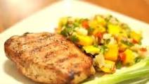 Grilled Pork Chop with Mango Salsa Grilled Pork Chop with Mango Salsa