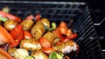 Grilled Chicken Sausage and Peppers Grilled Chicken Sausage and Peppers