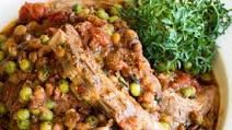 Slow-cooked lamb chops Slow-cooked lamb chops