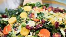 Kale Salad with Rainbow Carrots and Cranberries (AIP, Paleo, GF, Whole30, Vegan) Kale Salad with Rainbow Carrots and Cranberries (AIP, Paleo, GF, Whole30, Vegan)