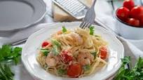 Healthy Shrimp and Pasta Alfredo Healthy Shrimp and Pasta Alfredo