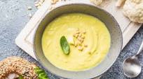 Almond Cauliflower Chilled Soup Almond Cauliflower Chilled Soup