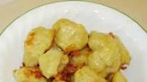 Potato Dumplings with Bacon and Onions Potato Dumplings with Bacon and Onions
