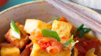 Fried Tofu with Tomatoes Fried Tofu with Tomatoes