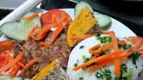 Broken Rice Recipe with Grilled Pork Chop Broken Rice Recipe with Grilled Pork Chop