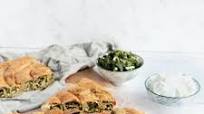 Greek Swirl Spinach and Cheese Pie (spanakotiropita) Greek Swirl Spinach and Cheese Pie (spanakotiropita)