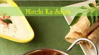 Hyderabadi mirchi ka salan / Curried chillies in a nutty sauce Hyderabadi mirchi ka salan / Curried chillies in a nutty sauce