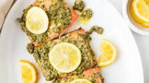 Easy Dijon Baked Salmon (Paleo, Whole30, Keto) Easy Dijon Baked Salmon (Paleo, Whole30, Keto)