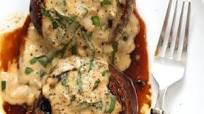 Grilled Portobello Mushrooms with Garlic Sauce Grilled Portobello Mushrooms with Garlic Sauce