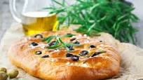 Oliven-Focaccia Oliven-Focaccia