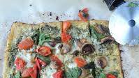 Pizza with Cauliflower Crust Pizza with Cauliflower Crust