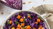 Warm Red Cabbage Salad with Sweet Potatoes Warm Red Cabbage Salad with Sweet Potatoes