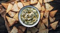 Tzatziki Hummus with Tortilla Chips Tzatziki Hummus with Tortilla Chips