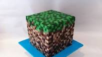 3D Minecraft Fondant Birthday Cake 3D Minecraft Fondant Birthday Cake