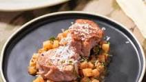 Pan-Seared Pork Tenderloin with Braised Turnips and Parmesan Pan-Seared Pork Tenderloin with Braised Turnips and Parmesan