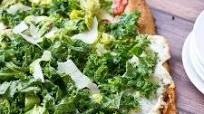 Kale Caesar Salad Pizza Kale Caesar Salad Pizza