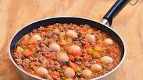 Pork Giniling with Quail Eggs Pork Giniling with Quail Eggs