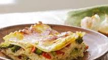 Vegetable lasagna with white sauce Vegetable lasagna with white sauce