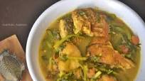 Spinach Fish Curry/ Paleng Xaak'r logot Masor Jool Spinach Fish Curry/ Paleng Xaak'r logot Masor Jool