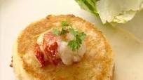 Crab Cakes and Caesar Salad Crab Cakes and Caesar Salad