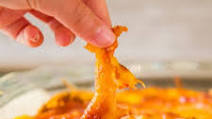 Baked Triple Cheese and Salsa Tortilla Chip Dip Baked Triple Cheese and Salsa Tortilla Chip Dip