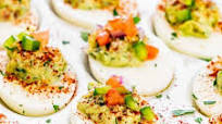 Guacamole Deviled Eggs Guacamole Deviled Eggs