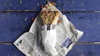 Cod gyros souvlaki Cod gyros souvlaki