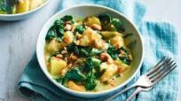Quick saag aloo curry Quick saag aloo curry