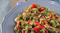 Greek Roasted Eggplant Dip - Melitzanosalata Greek Roasted Eggplant Dip - Melitzanosalata
