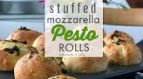 Stuffed Cheesy Mozzarella Pesto Rolls Stuffed Cheesy Mozzarella Pesto Rolls