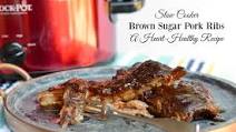 Slow Cooker Brown Sugar Pork Ribs Slow Cooker Brown Sugar Pork Ribs