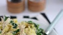 Chicken Fettuccine Alfredo with Spinach Chicken Fettuccine Alfredo with Spinach
