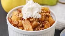 Joy Bauer's Single-Serving Pear Cobbler Recipe Joy Bauer's Single-Serving Pear Cobbler Recipe