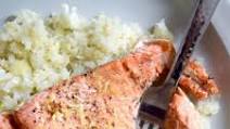 Lemon Pepper Salmon with Cauliflower Rice Lemon Pepper Salmon with Cauliflower Rice