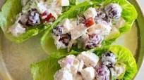 Greek Yogurt Chicken Salad Lettuce Wraps Greek Yogurt Chicken Salad Lettuce Wraps