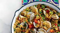 Arroz con chirlas y butifarra blanca Arroz con chirlas y butifarra blanca