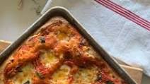 Butter Crust Margherita Pan Pizza (Bechamel sauce for a touch of Luxury) Butter Crust Margherita Pan Pizza (Bechamel sauce for a touch of Luxury)