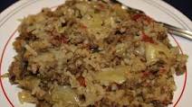 Cabbage, Meat and Rice Casserole (Rice Cooker)