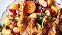 Sticky citrus roast duck with crispy potatoes Sticky citrus roast duck with crispy potatoes