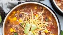 Beef Taco Soup Beef Taco Soup