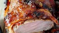 Recipe: Bacon-Brown Sugar Pork Tenderloin Recipe: Bacon-Brown Sugar Pork Tenderloin
