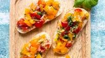 Bruschetta with Summer Tomatoes and Basil Bruschetta with Summer Tomatoes and Basil