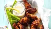 Spicy Chicken Wings with Blue Cheese Dip Spicy Chicken Wings with Blue Cheese Dip