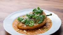 Chile Relleno with Ground Turkey and Salsa Roja Chile Relleno with Ground Turkey and Salsa Roja