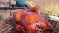 Smoked Whole Chicken with Honey BBQ Sauce Smoked Whole Chicken with Honey BBQ Sauce