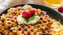 Leftover Stuffing Waffles Leftover Stuffing Waffles