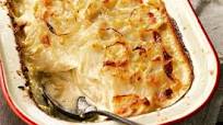 Potato & onion gratin Potato & onion gratin