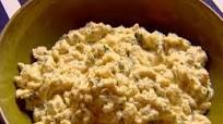 Slow-Cooked Scrambled Eggs with Green Herbs Slow-Cooked Scrambled Eggs with Green Herbs