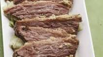 Baked Corned Beef with Mustard and Brown Sugar Baked Corned Beef with Mustard and Brown Sugar
